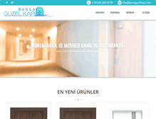 Tablet Screenshot of bursaguzelkapi.com